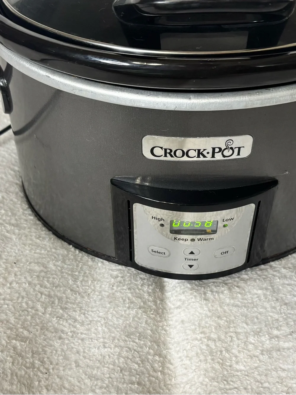 Crock-Pot Black Programmable Slow Cooker